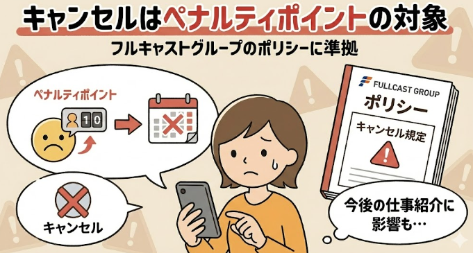 トップスポットはキャンセルでペナルティポイント対象