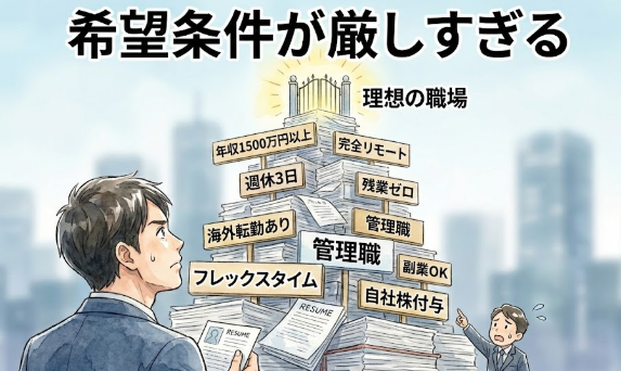 希望条件が厳しすぎる