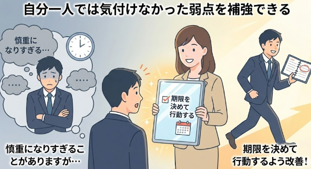 dodaエージェントでは弱点を補完できる