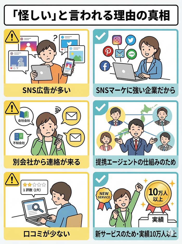 キャリカミが「怪しい」「やばい」と言われる理由は?悪い口コミまとめ