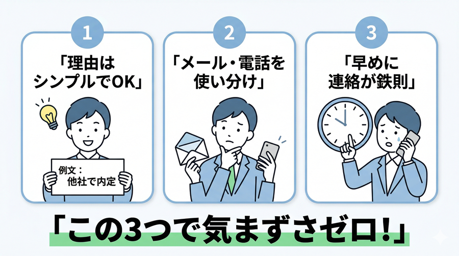 気まずくならない断り方のコツ