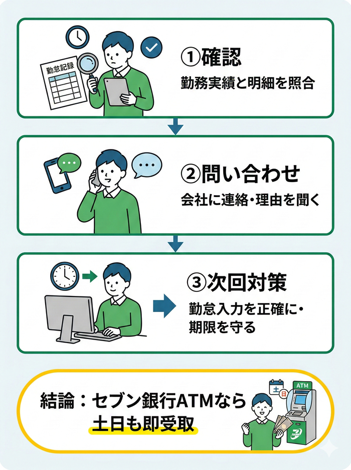 バイトレの先払いが遅い時の対処法