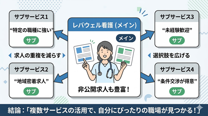 複数サービスを利用する