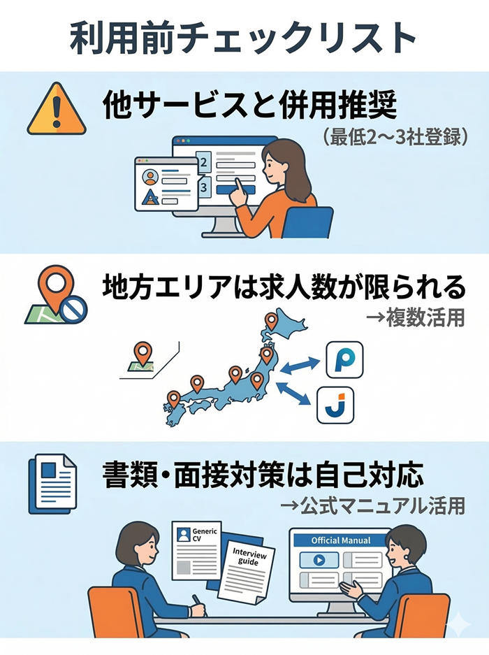 コメディカルドットコムの利用前に知っておくべきこと・注意点
