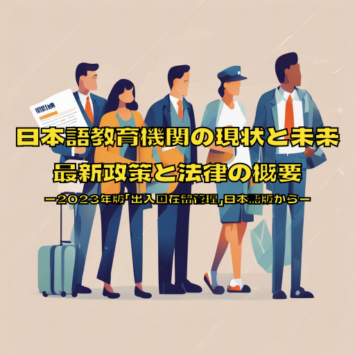 日本語教育機関の現状と未来：最新政策と法律の概要ー2023年版「出入国在留管理」日本語版から