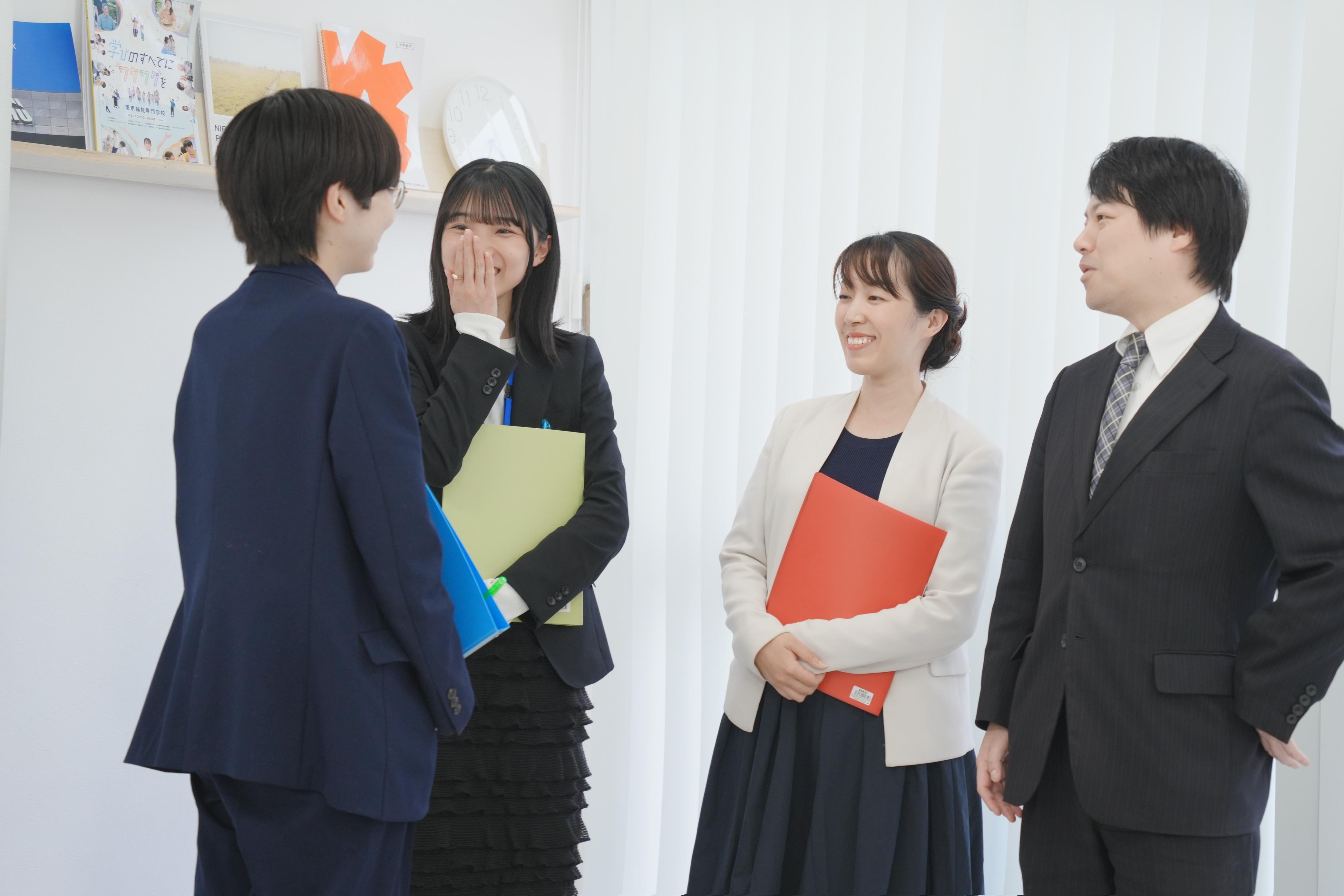 チームワーク重視の職場です。