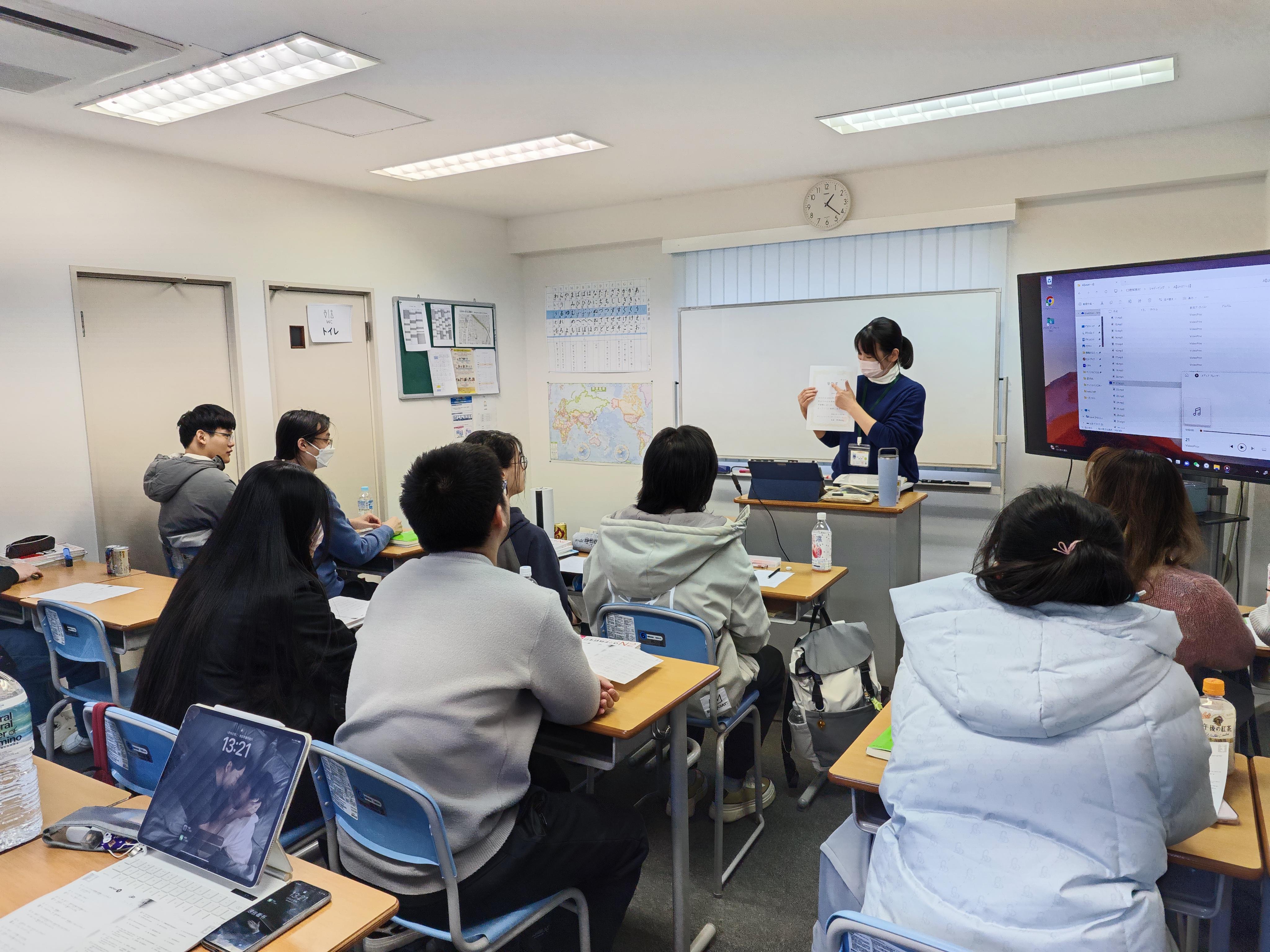 学生一人ひとりと向き合い、心を込めて指導します。