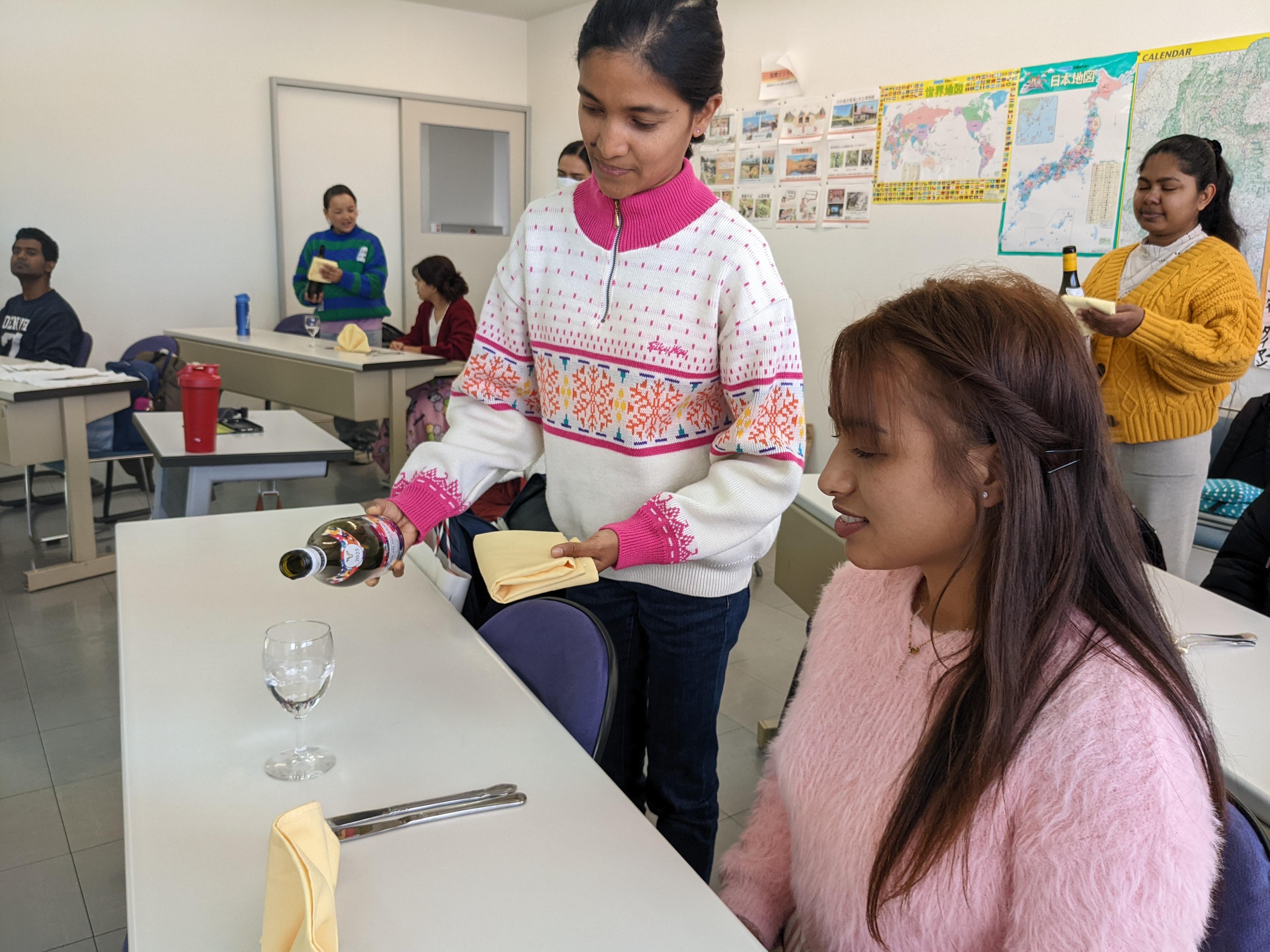 実践的な授業を多く取り入れています。