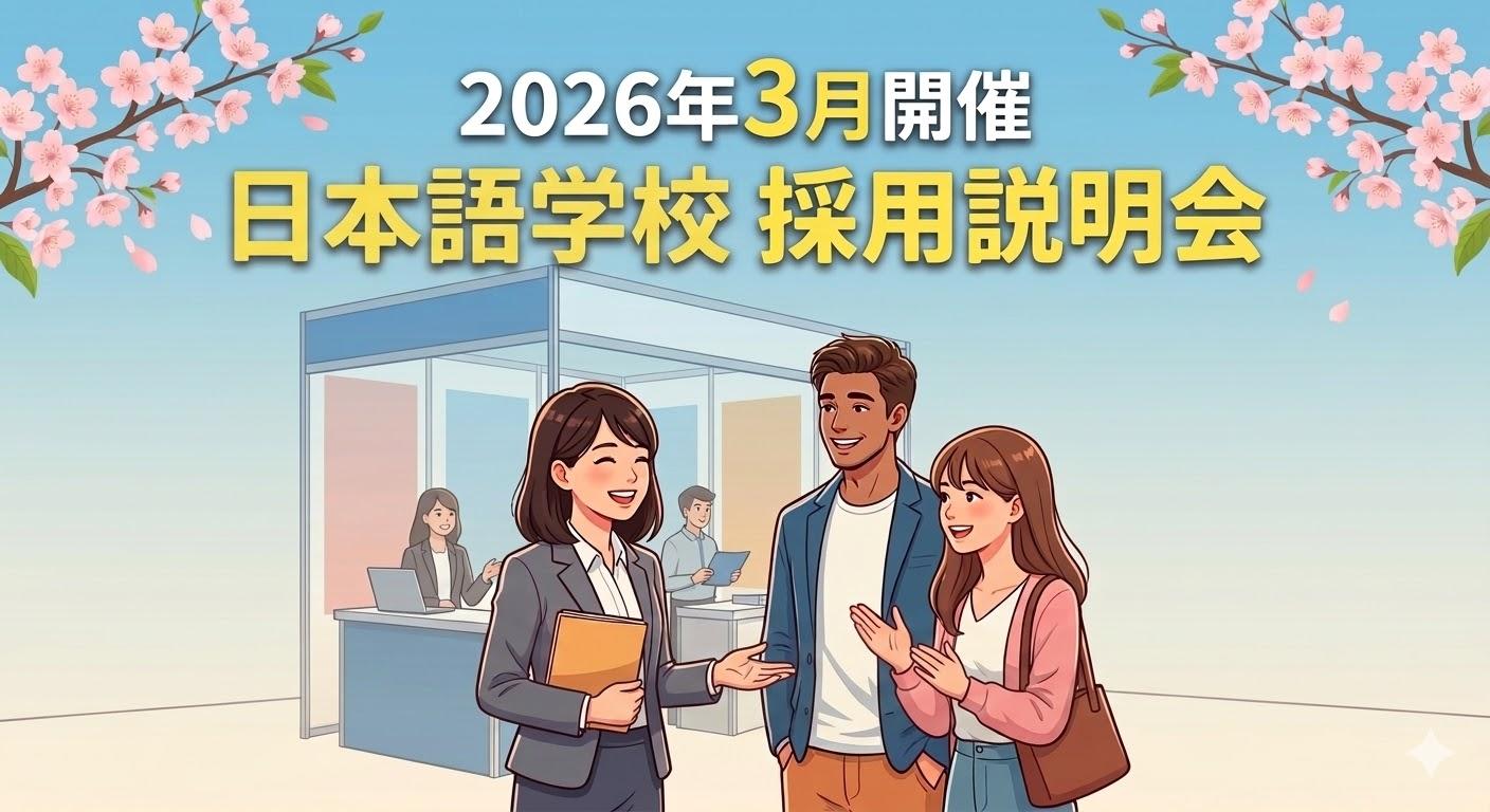 【2026年3月開催】日本語学校の採用説明会一覧